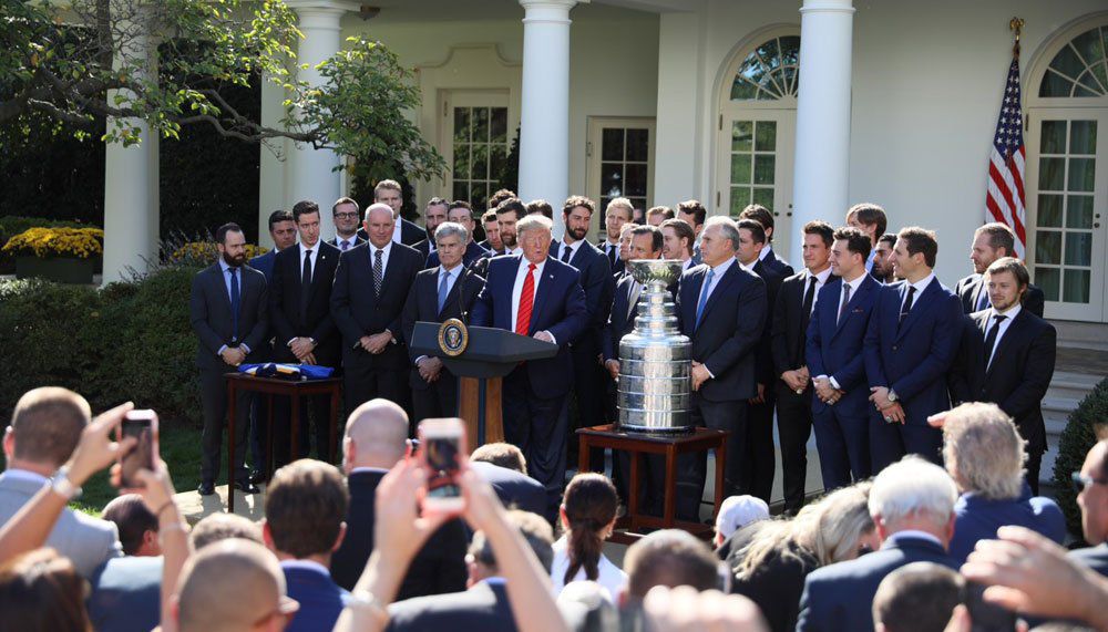 Stanley Cup Champion St. Louis Blues at White House